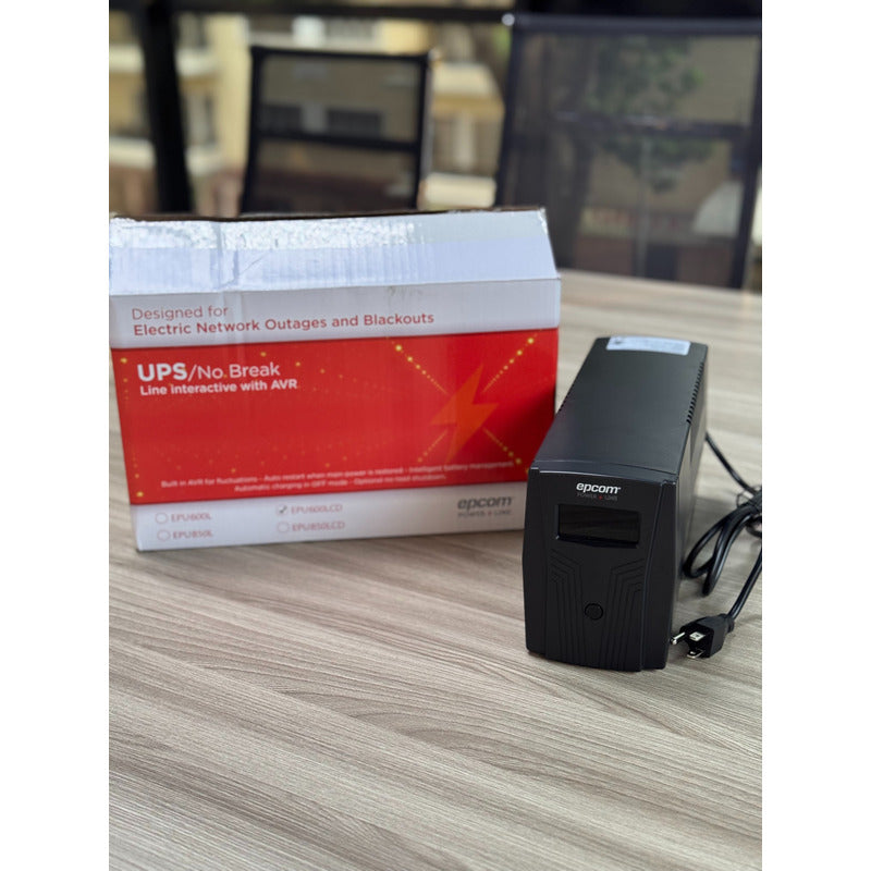 Ups Epu1500lcd 1500va/900w 8 Tomas Lcd Usb Avr Rj45